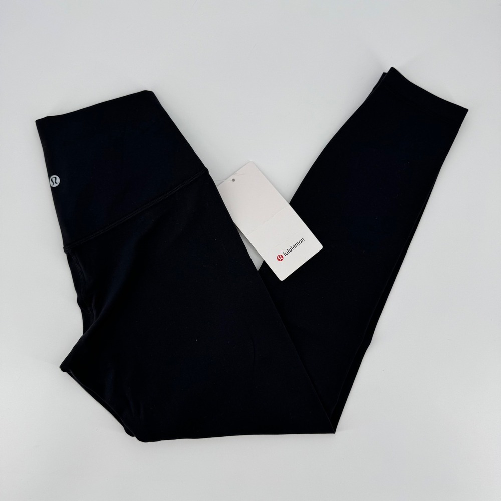 Lululemon Align High-Rise Pant 25 Black Nulu Yoga Leggings LW5CT3S Size 6 NEW